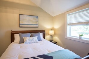 2 makuuhuonetta, silitysrauta/-lauta, ilmainen Wi-Fi, vuodevaatteet