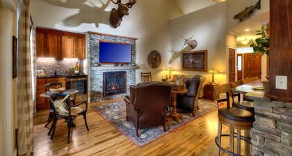 Upscale Adirondack inspired Evan's Lodge