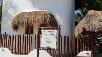 Fassade der Unterkunft