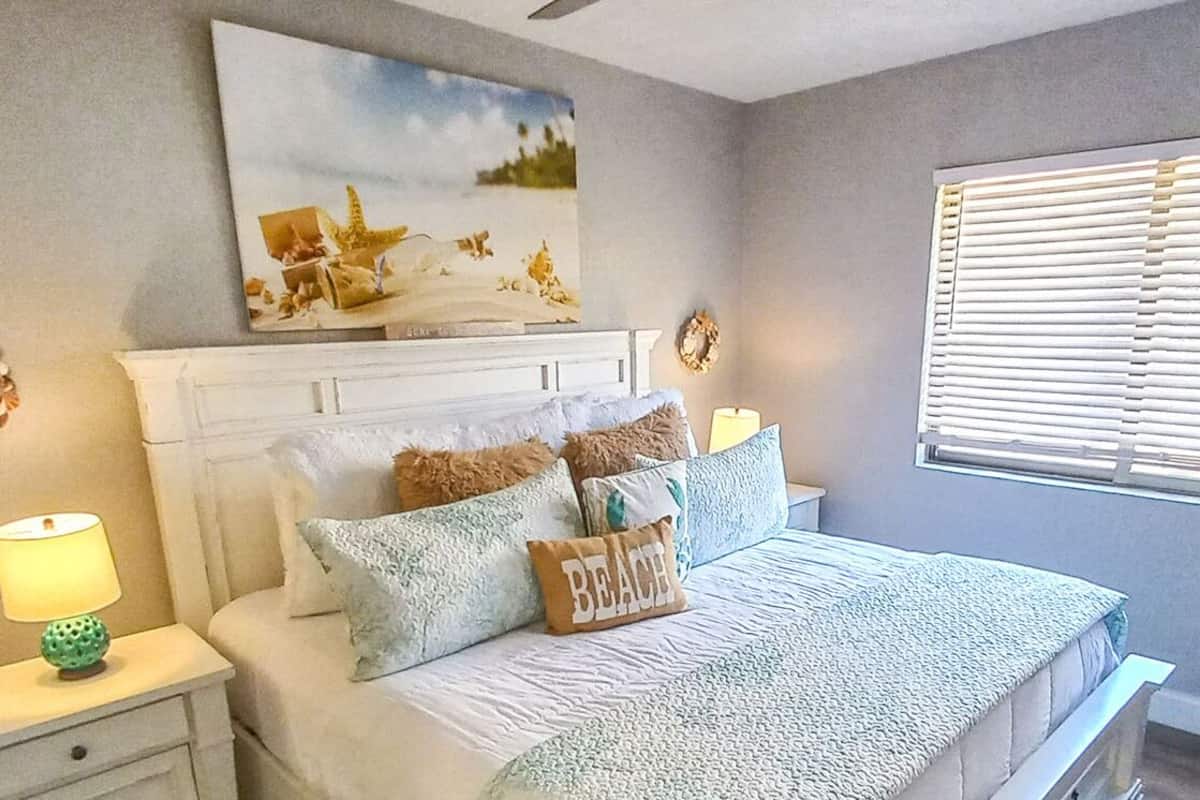 Condo | 2 bedrooms, premium bedding, down comforters, individually decorated