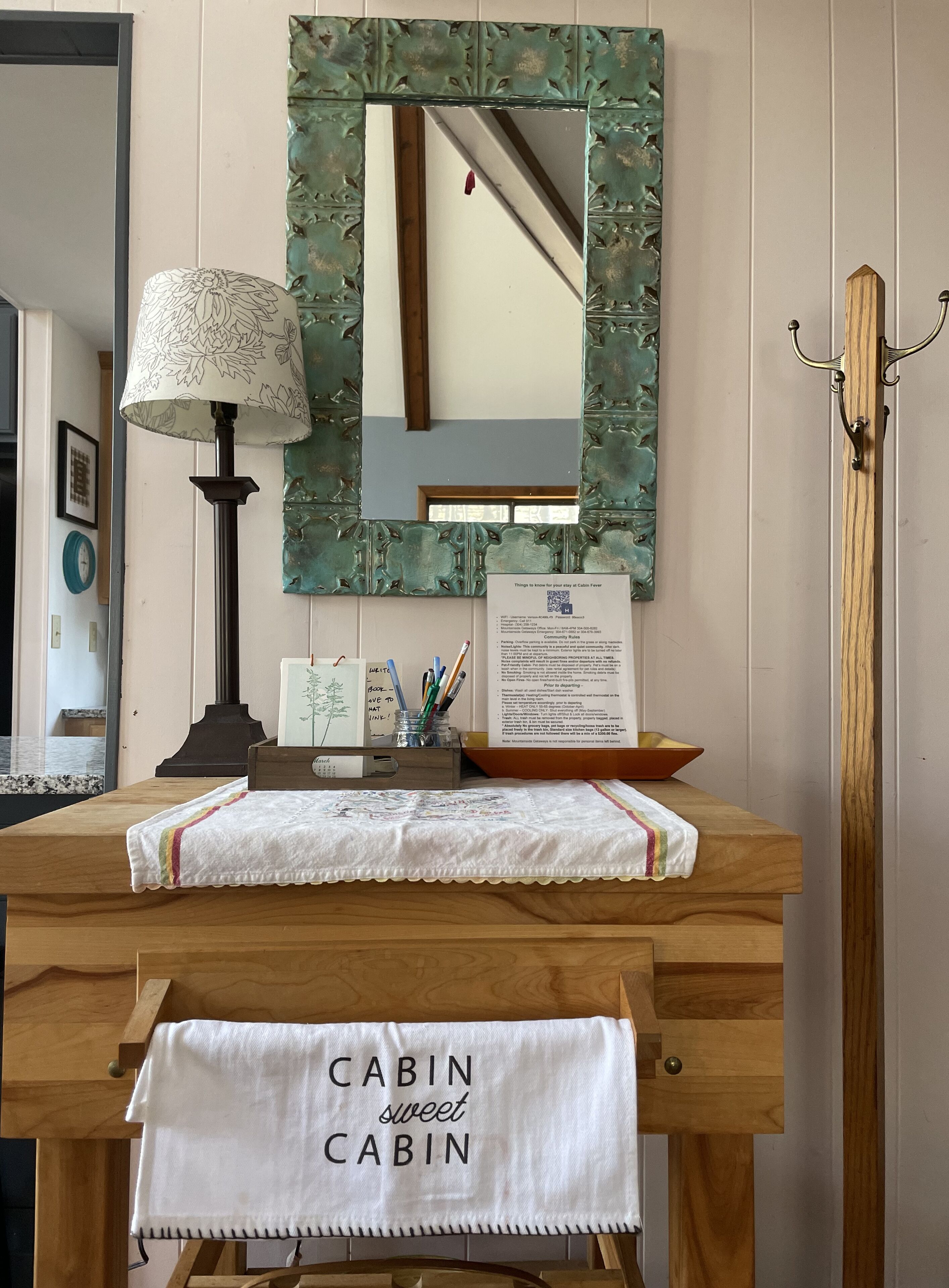 Into the woods- Check out the newly renovated and restocked kitchen!