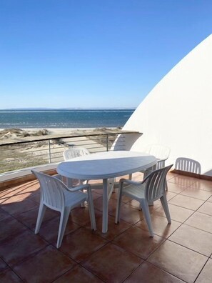 Outdoor dining - AS21543-P2 double cabin terraces sea view,parking (LE GRAU DU ROI)