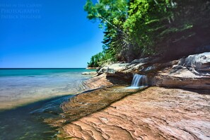 Beach - SB2-Downtown Munising, Deli and Brewery Across the Street (Munising)