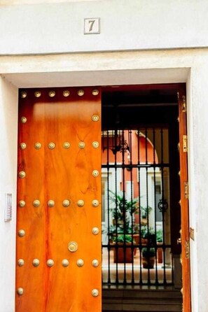 Exterior detail - Courtyard House of the XIX Century 0.2 (Seville)