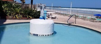 Daytona Beach Oceanfront 1BR Condo, Stunning Views, Pool Open, Steps to Sand