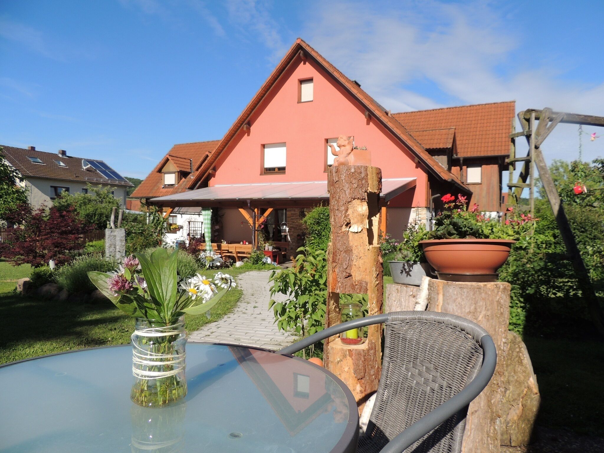 Gästehaus Jutta / Pension Link (Fladungen)-Garten