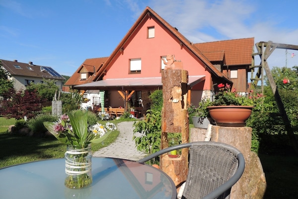 Gästehaus Jutta / Pension Link (Fladungen)-Garten