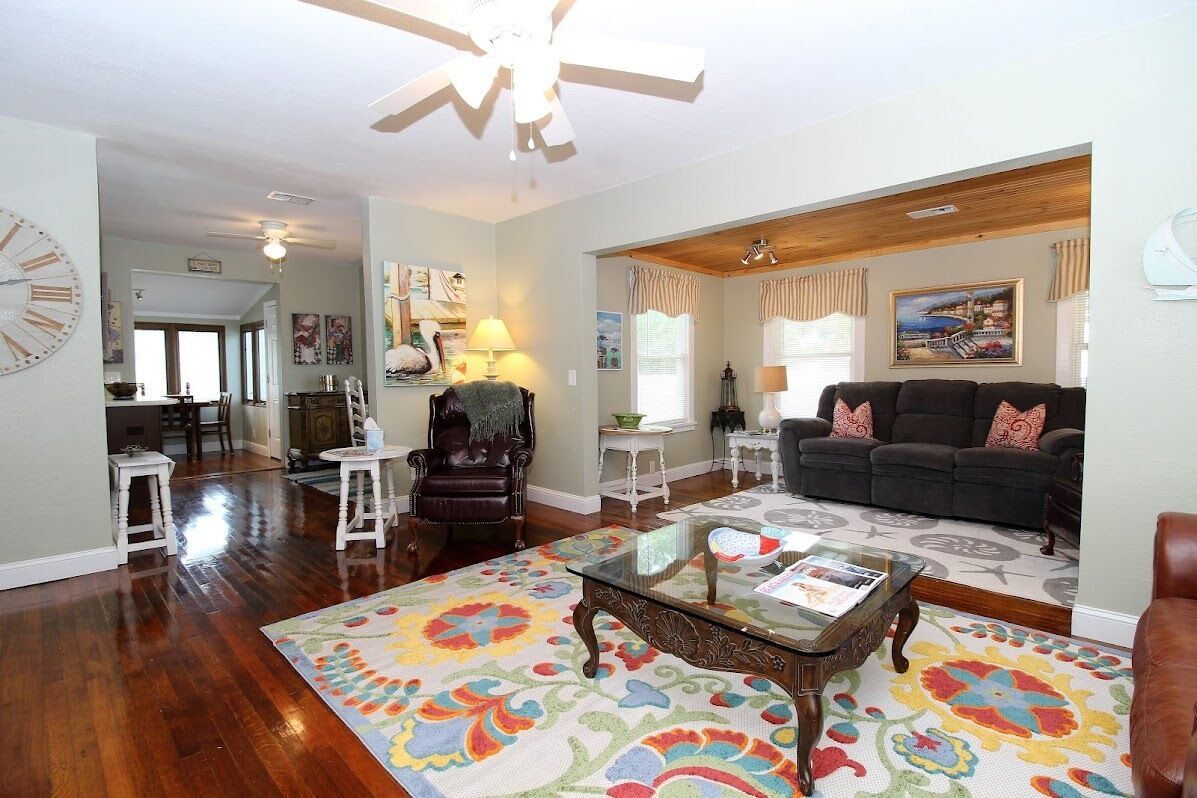 Pensacola's Navy Point Bungalow on  Bayou Grande Bay.