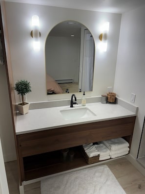 Shower, hair dryer, towels, toilet paper - Lakefront Escape Minutes from Anchorage Airport (Anchorage)