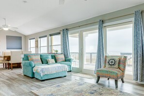 TV, DVD player, video library