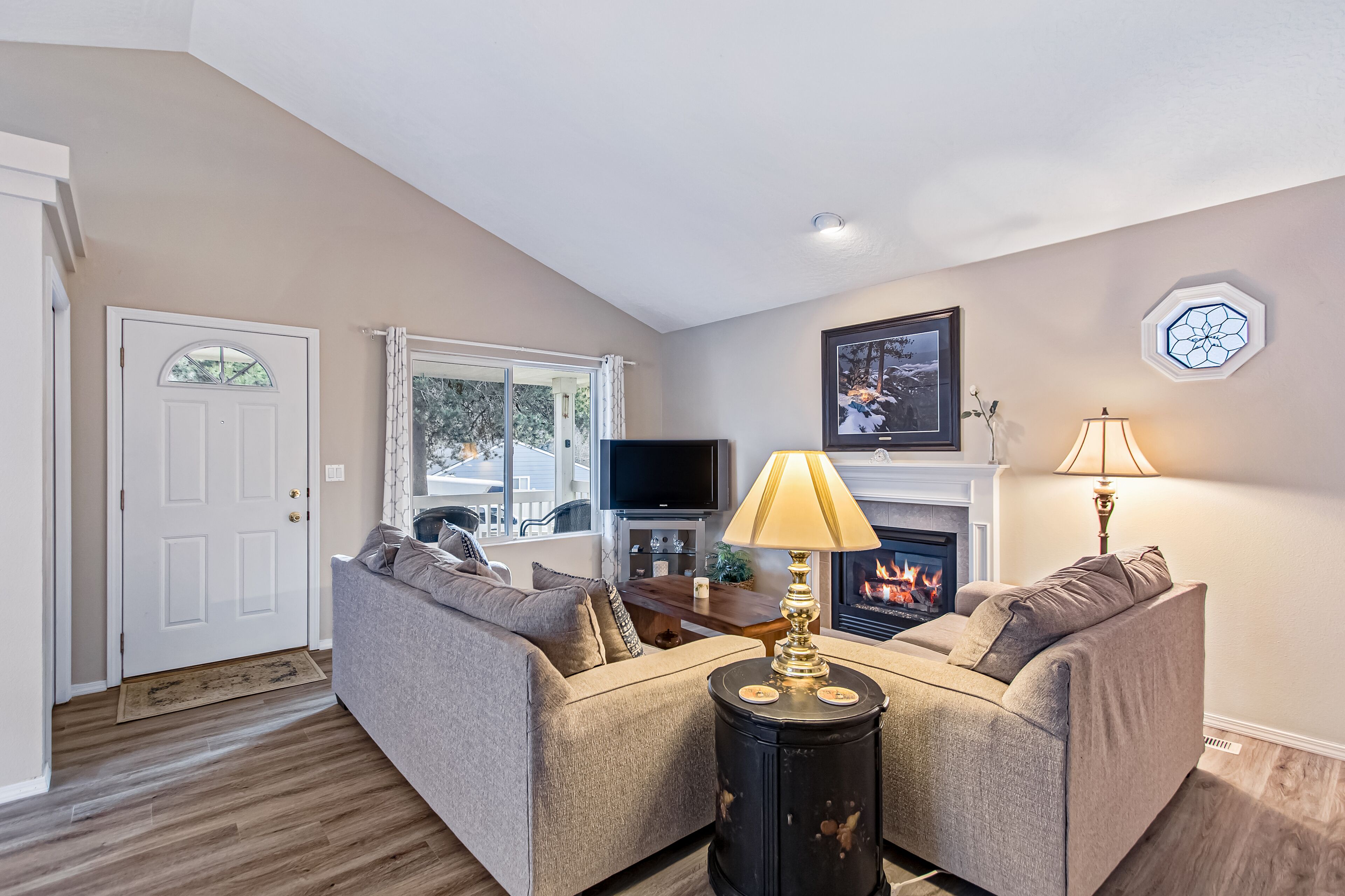 Dog-Friendly Home with Fireplace, Deck, Central AC, Private W/D, & WiFi