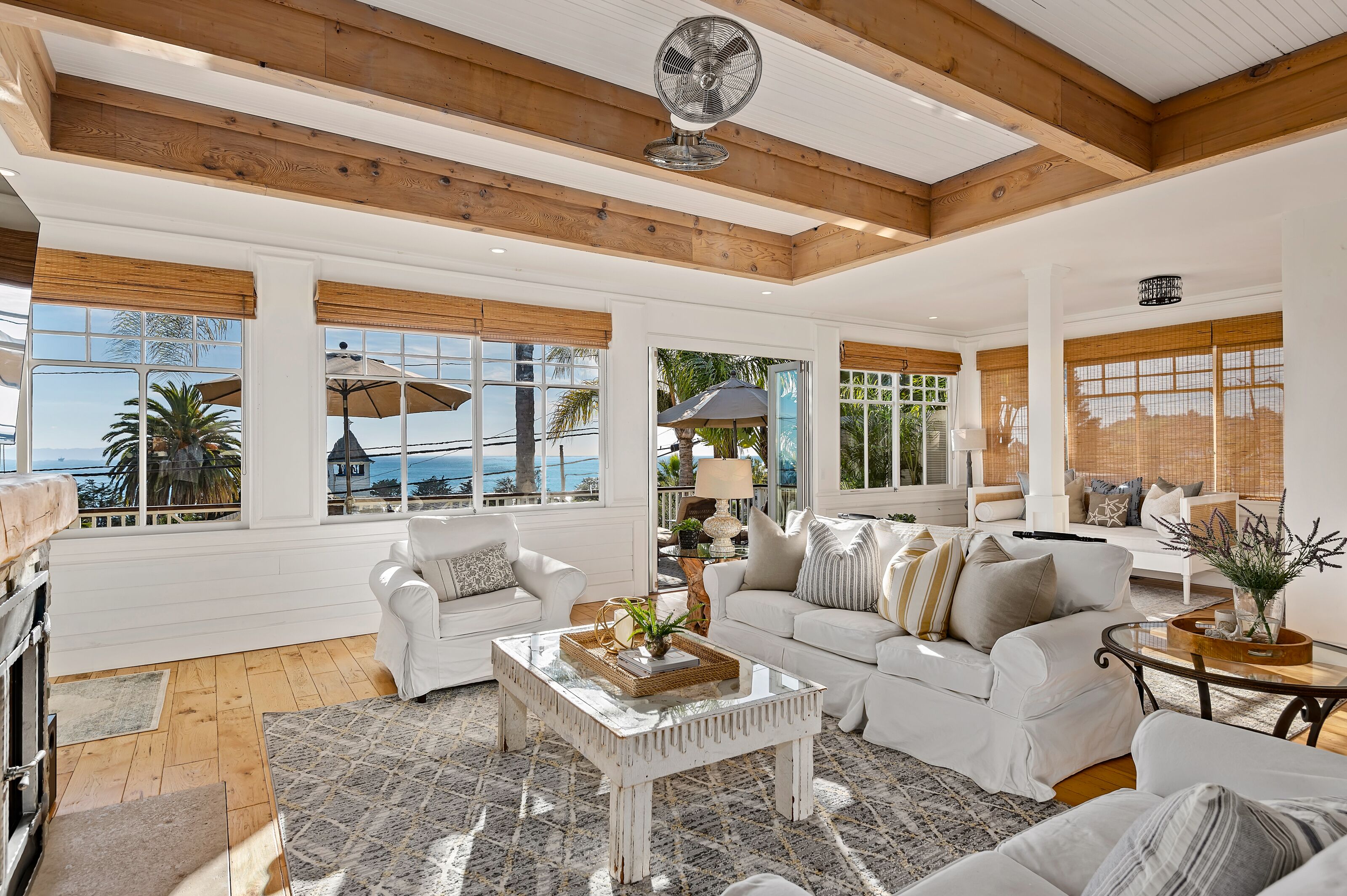 Golden Hour - Brilliant Ocean Views at this Charming Summerland Farmhouse