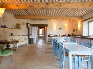 Dining - Characteristic country house with private pool (Montaulieu)