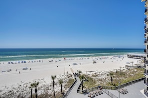 On the beach - Beachfront Panama City Condo w/ Balcony + Views! (Panama City Beach)