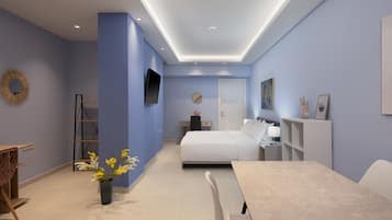 1 chambre, literie de qualité supérieure, couette en duvet d'oie