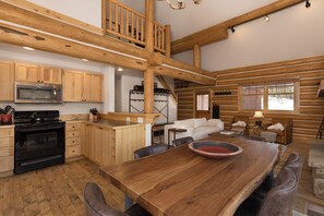 Interior - Charming Cabin with Ski-In/Ski-Out Access! Hot Tub! Views! (Big Sky)