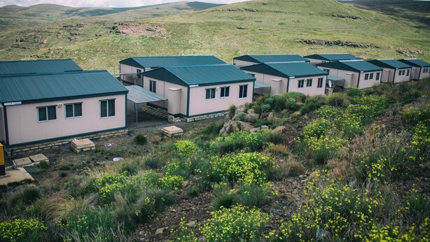 Front of property - Afriski Whistlers Camp (Letseng)