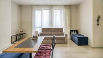 1 kamar tidur, seprai katun Mesir, seprai premium, dan minibar