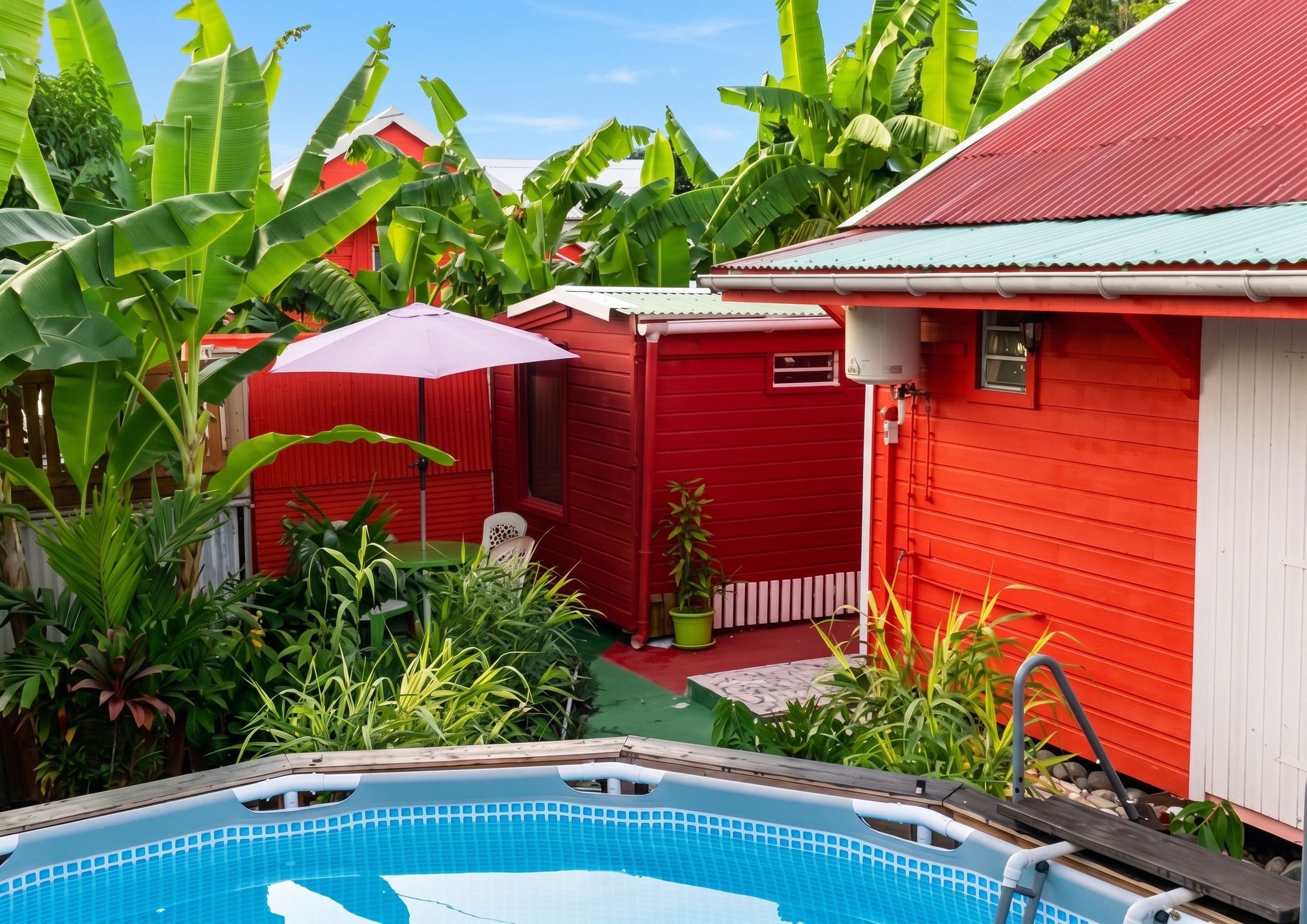 Swimming pool view