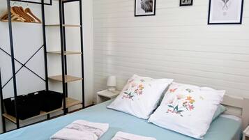 2 chambres, lit parapluie, Wi-Fi gratuit, draps fournis