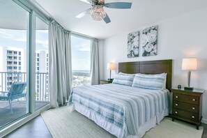2 bedrooms, iron/ironing board, free WiFi, bed sheets - 9th Floor condo at The Palms of Destin with Seasonal Beach Shuttle! (Destin)