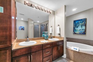 Shower, towels