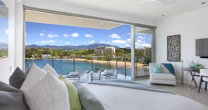 Stunning Oceanfront Home @ Kalapaki Bay, AC, Sleeps 8