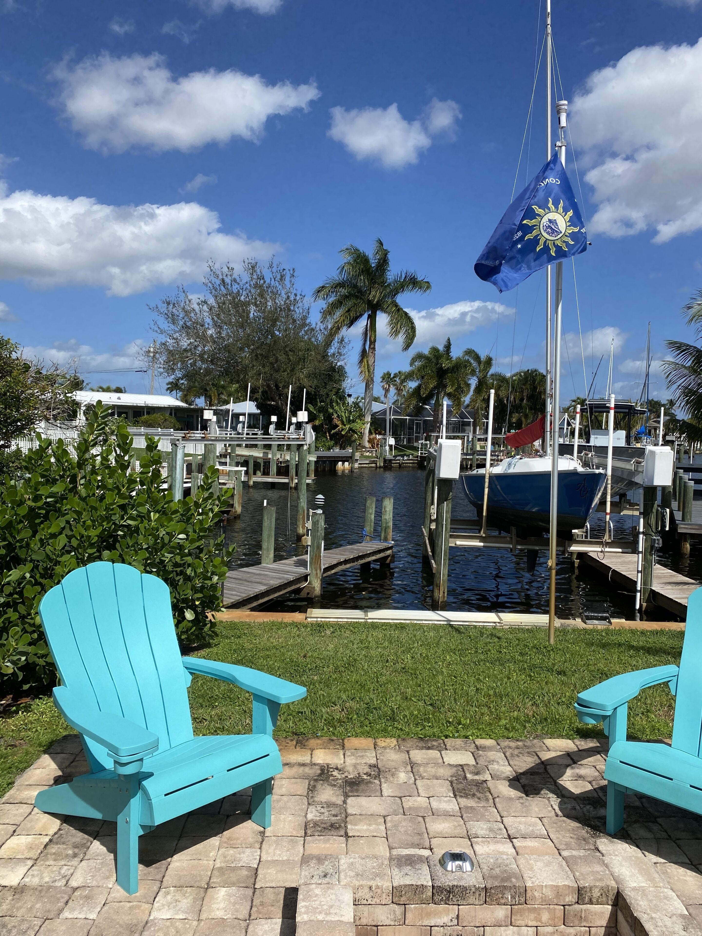 Tropical Getaway! Waterfront Bungalow with Heated Pool, Firepit, & Kayaks