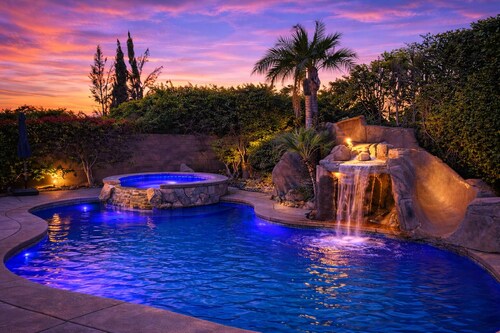 Cool Cabana: Water Slide! Golf Package! EV Charging!