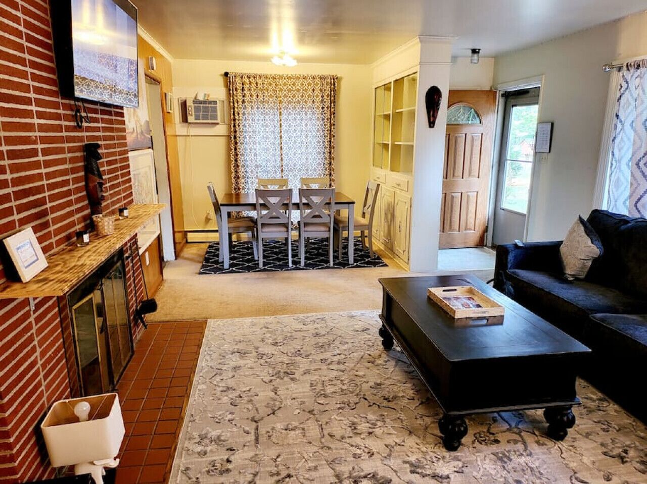 Fully furnished with a queen size bed in each room