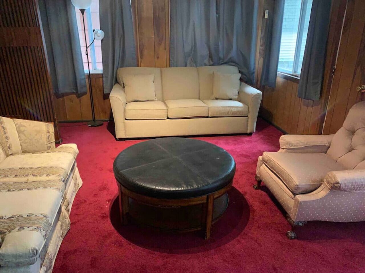 Fully furnished with a queen size bed in each room