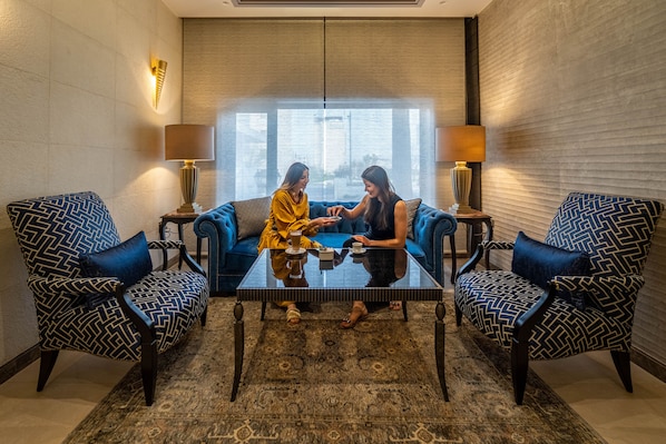 Lobby sitting area
