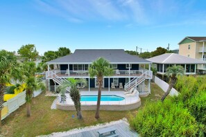 Exterior - Blue Lagoon • 1 Block to Beach • 5BR/3.5BA • Pool • Summer Specials! (Panama City Beach)