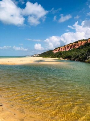 Beach nearby, white sand