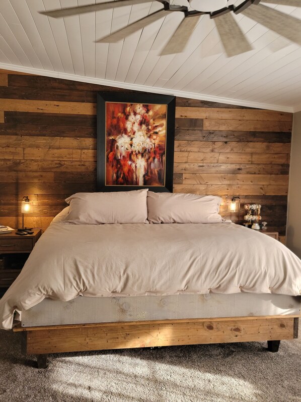 2 chambres, fer et planche à repasser, accès au Wi-Fi (inclus)