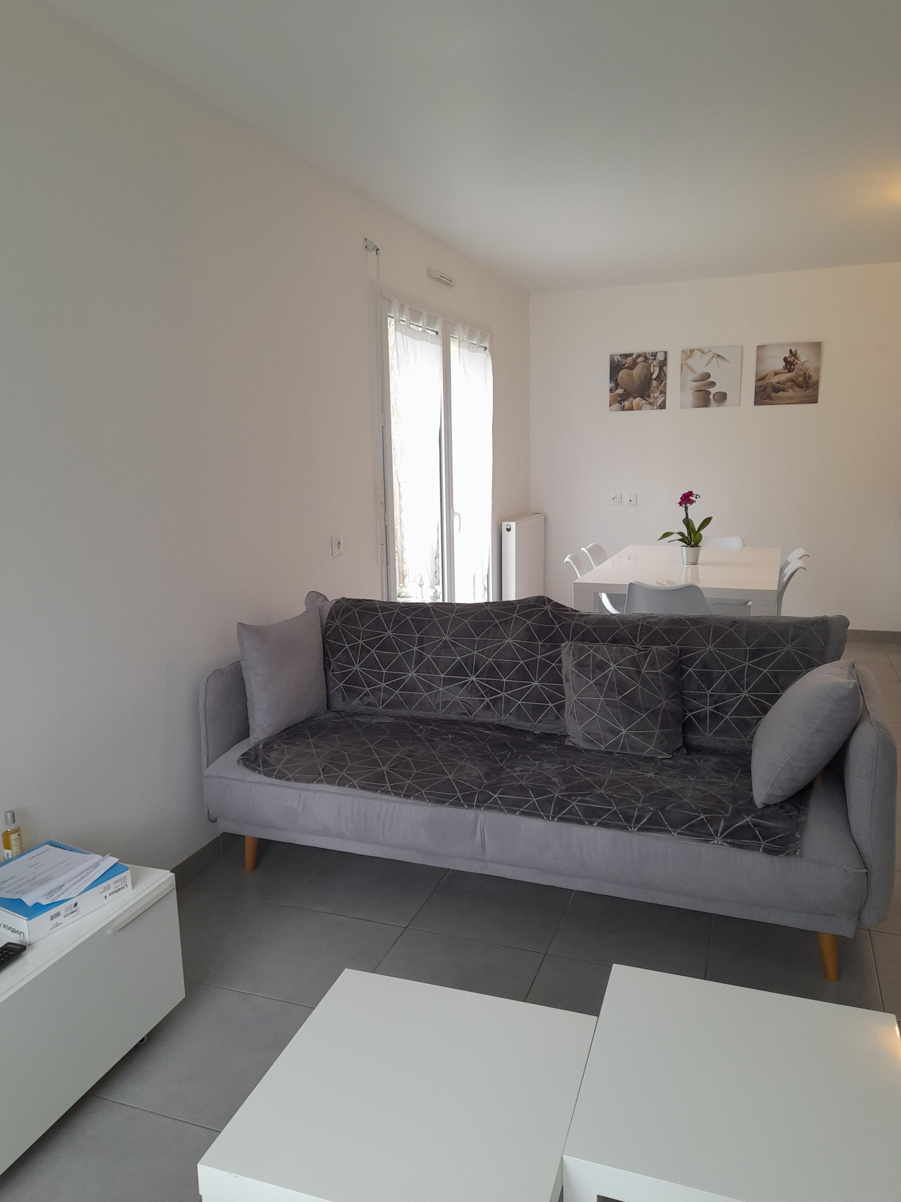 plain pied cosy 3* jardin clos et terrasse 5 pers. Ploneour (PONT-L'ABBE à  2km)