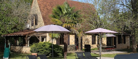 Piscine extérieure, piscine chauffée