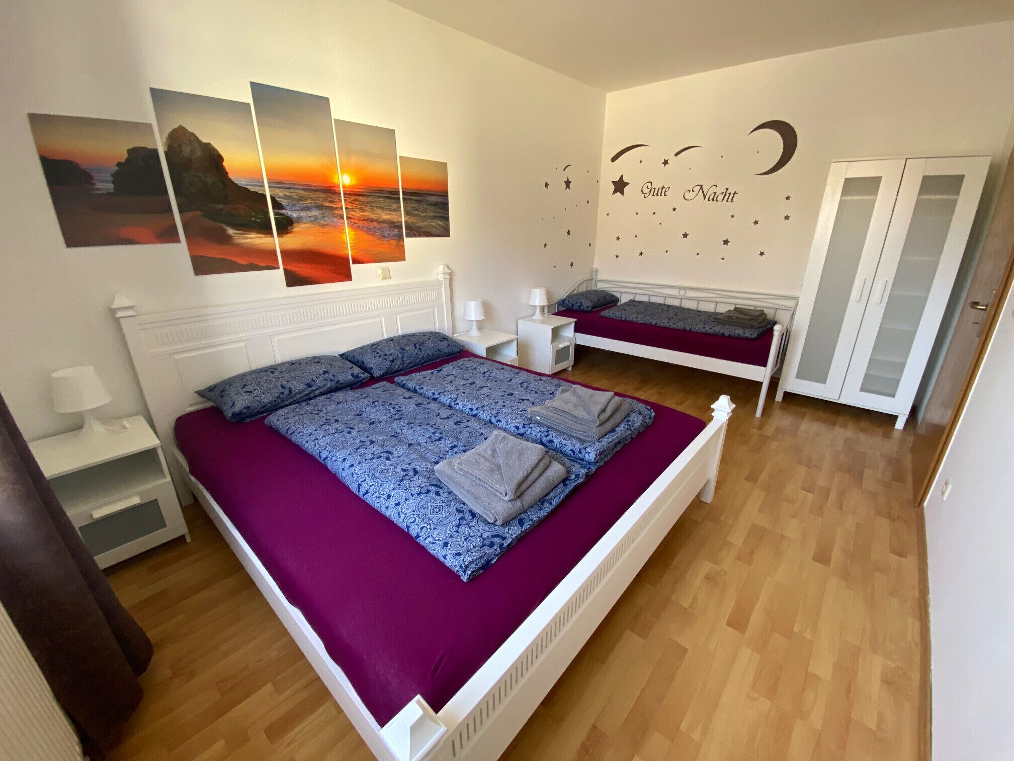 2 Schlafzimmer, kostenloses WLAN, Bettwäsche
