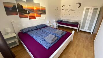 2 Schlafzimmer, kostenloses WLAN, Bettwäsche