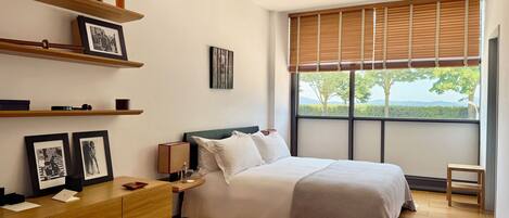 Penthouse Suite | Egyptian cotton sheets, premium bedding, down duvets, memory-foam beds