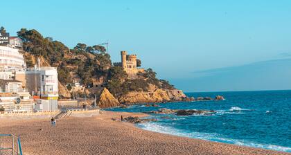 Spacious apartment, with views, bright, renovated and in front on the beach!