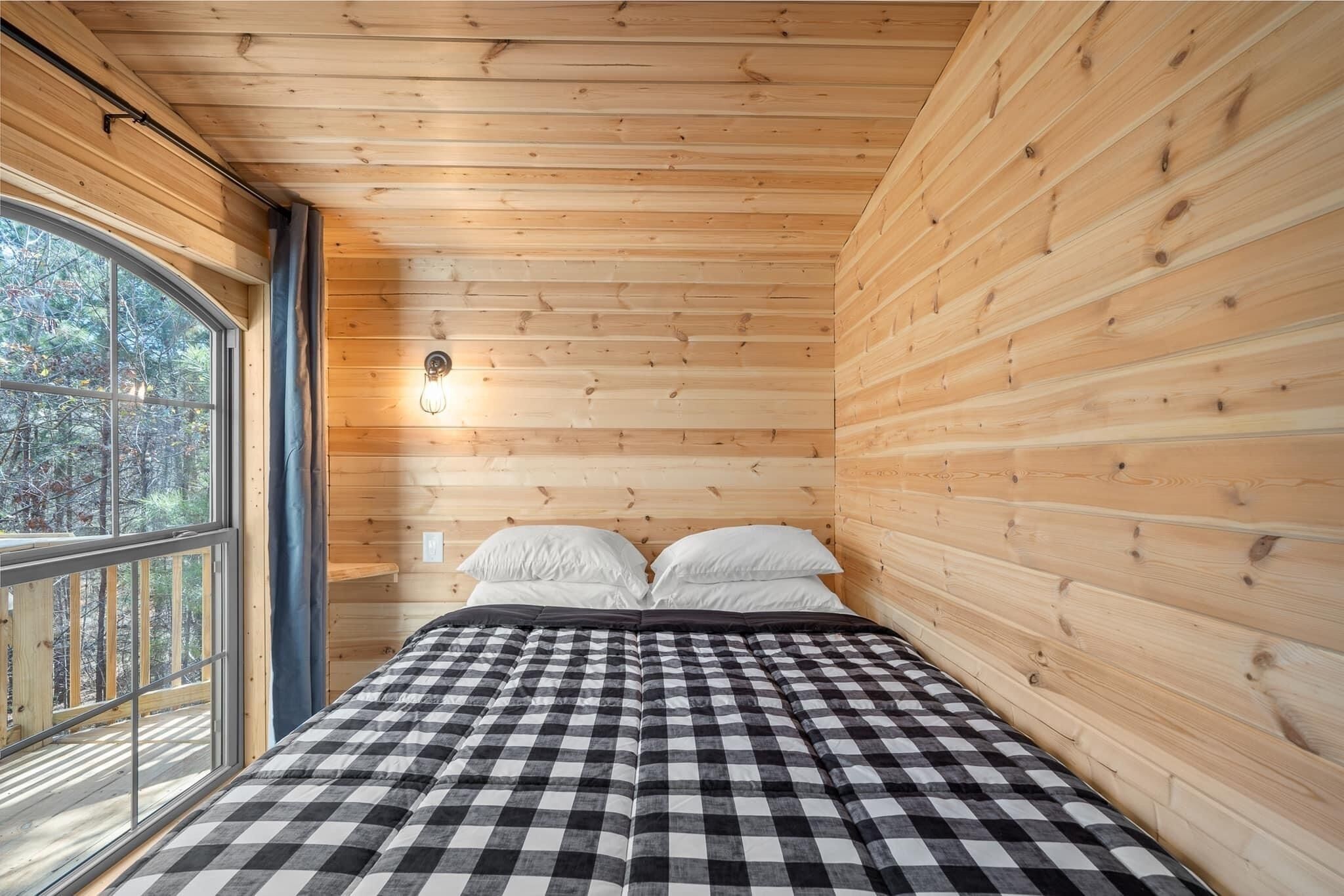 Cozy Couples Treehouse - Escape from the City includes indoor/outdoor fireplaces