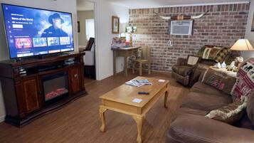 Smart TV, video games, DVD player, books