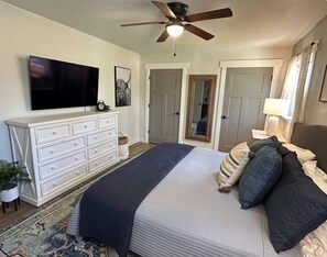 4 bedrooms, iron/ironing board, travel cot, free WiFi