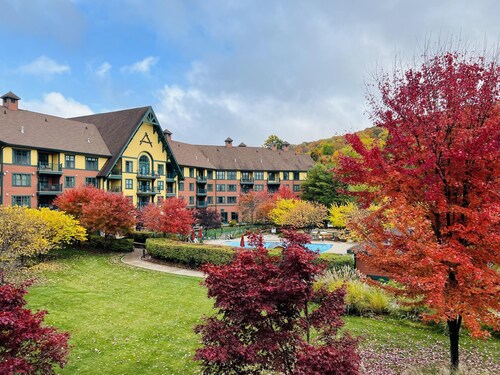 Heated Pool Hot Tubs Sauna Gym Deck Mtn Front Appalachian @ Mtn Creek #240