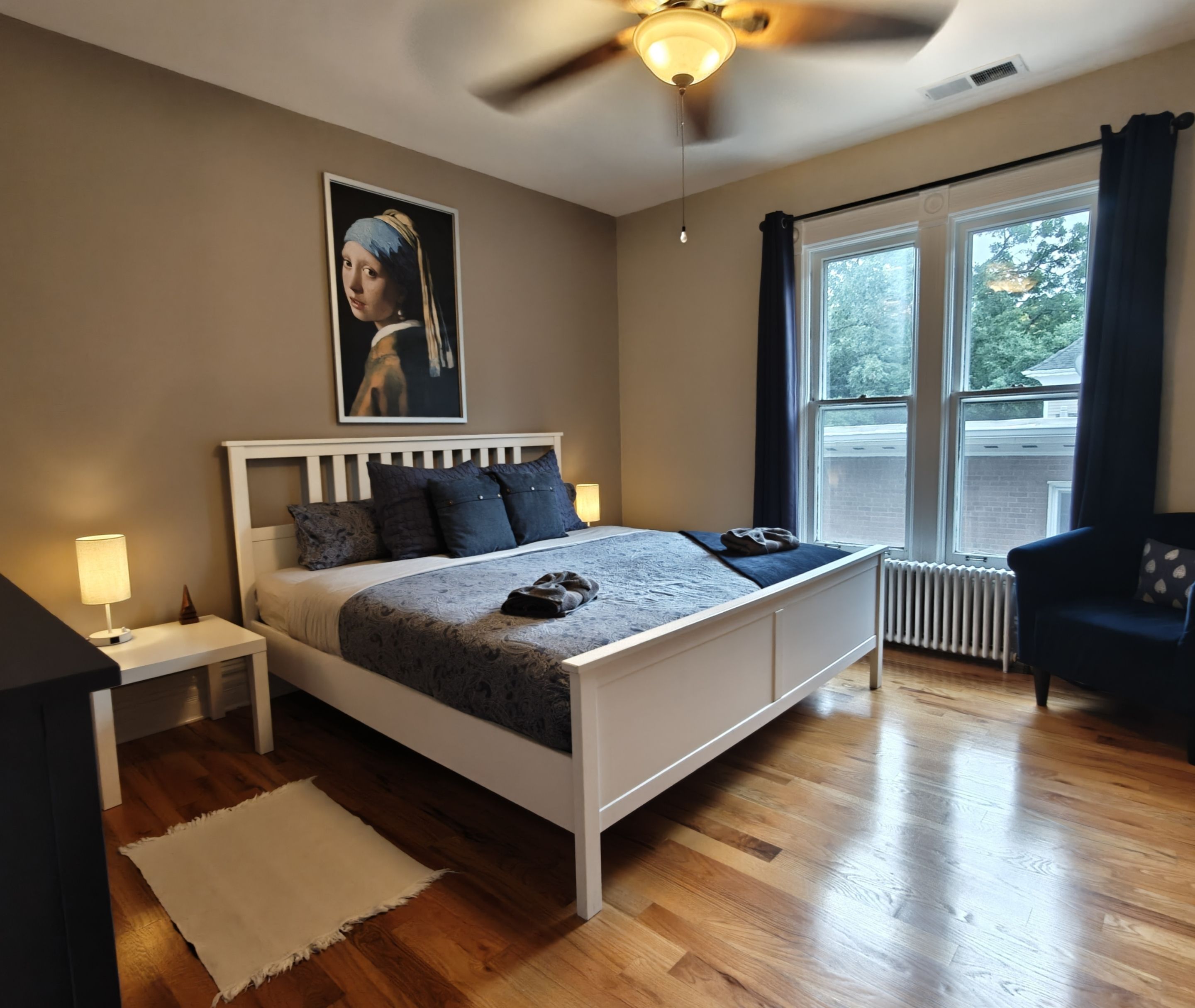 Master Bedroom with King Size Bed