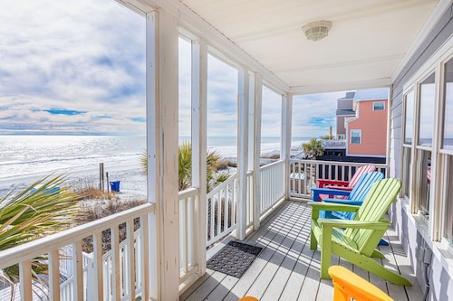 Luxury beach house ON THE SAND! Vacation in style! Literally steps to the beach!