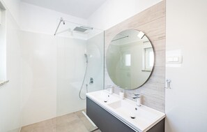 Shower, hair dryer
