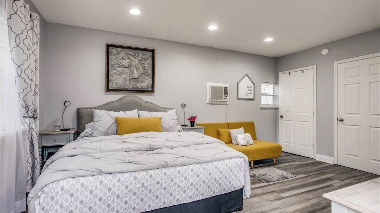 1 Schlafzimmer, Bügeleisen/Bügelbrett, kostenloses WLAN, Bettwäsche