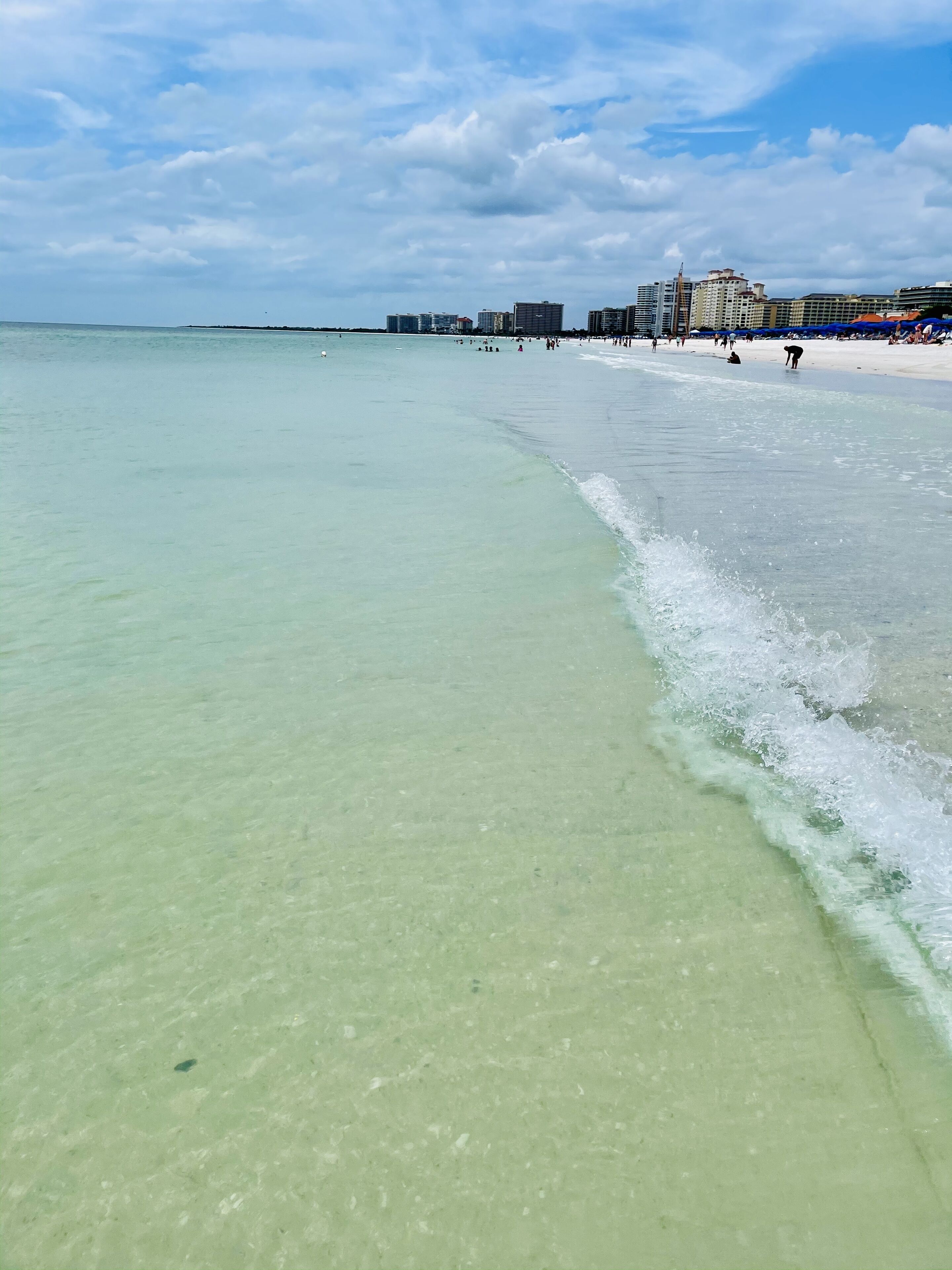 Sun-loungers, beach towels